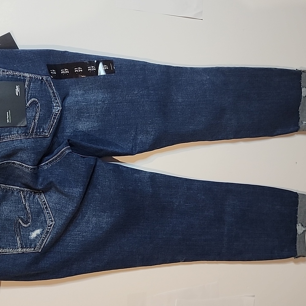 Silver Jeans Boyfriend Jeans NWT Size 31 X 27 - Picture 10 of 12